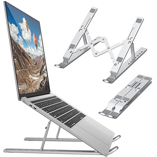 Bamoer Soporte Portátil Plegable,7 Ángulos Ajustables,Soporte para Computadora Netbooks de Ventilado,Soporte para Laptop Adjustable de Múltiples Ángulos,para Laptops/Teléfonos Móviles/Tabletas/Kindles Bamoer Soporte Portátil Plegable,7 Ángulos Ajustables,Soporte para Computadora Netbooks de Ventilado,Soporte para Laptop Adjustable de Múltiples Ángulos,para Laptops/Teléfonos Móviles/Tabletas/Kindles