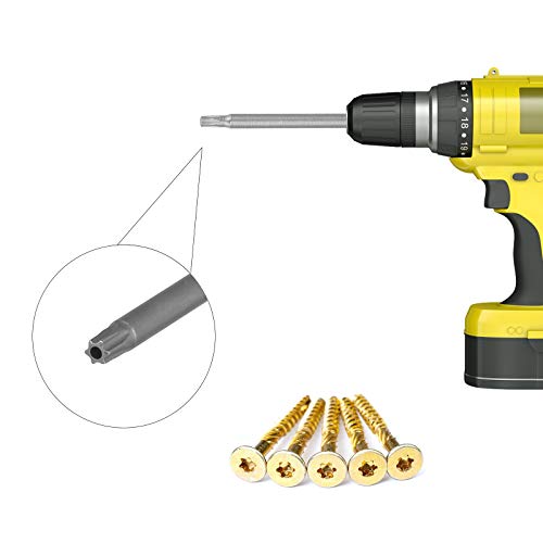 BAMZOK T6-T40 11 piezas Juego de puntas Torx magnético Juego de puntas hexagonales Destornilladores magnéticos Destornilladores Herramientas profesionales Broca para reparación BAMZOK T6-T40 11 piezas Juego de puntas Torx magnético Juego de puntas hexagonales Destornilladores magnéticos Destornilladores Herramientas profesionales Broca para reparación