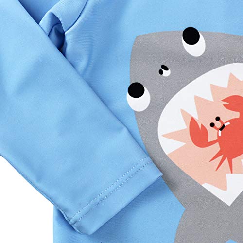 Bañador de Dos Piezas para Niño, Ropa de Natación Manga Larga, Protección Solar Bañador de Dos Piezas para Niño, Ropa de Natación Manga Larga, Protección Solar