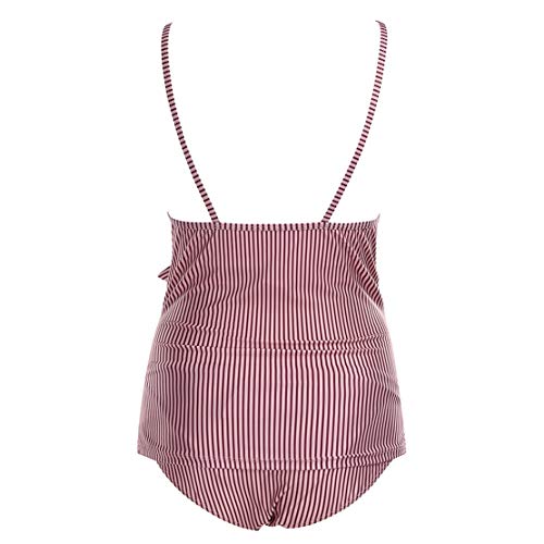 Bañador de Maternidad con Estampado Floral Dos Piezas Embarazada Traje de Baño Premamá Bikinis para Mujeres Bañador de Maternidad con Estampado Floral Dos Piezas Embarazada Traje de Baño Premamá Bikinis para Mujeres