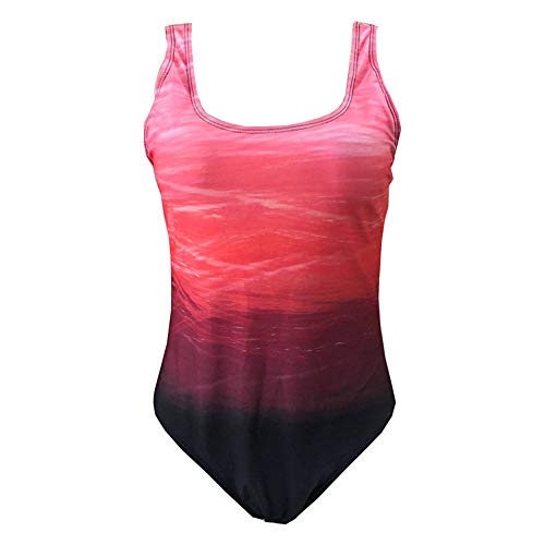 Bañadores de Mujer Traje de una Pieza con Relleno Bañador Push up Ropa de Baño Cintura Alta Size Gradiente de Color Cruz Atrás Slim Fit Cuerpo Atractivo Bañera Bikini (Orange, 2XL(14-16)) Bañadores de Mujer Traje de una Pieza con Relleno Bañador Push up Ropa de Baño Cintura Alta Size Gradiente de Color Cruz Atrás Slim Fit Cuerpo Atractivo Bañera Bikini (Orange, 2XL(14-16))