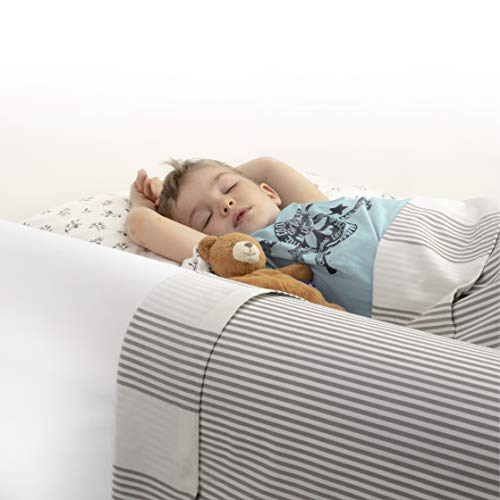 BANBALOO MAX- Barrera de Seguridad Cama Niño – Anticaídas infantil/Barandilla de Espuma Antideslizante con Protector de Colchón Impermeable, para Camas Dobles, Abatibles,90,150 cm y Montessori. BANBALOO MAX- Barrera de Seguridad Cama Niño – Anticaídas infantil/Barandilla de Espuma Antideslizante con Protector de Colchón Impermeable, para Camas Dobles, Abatibles,90,150 cm y Montessori.
