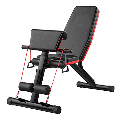 Banco Ajustables,Banco de Musculacion Banco de Ejercicio Portátil,Entrenamiento de Fitness,Sit-up Junta de Entrenamiento para Abdominales,Gimnasio en Casa