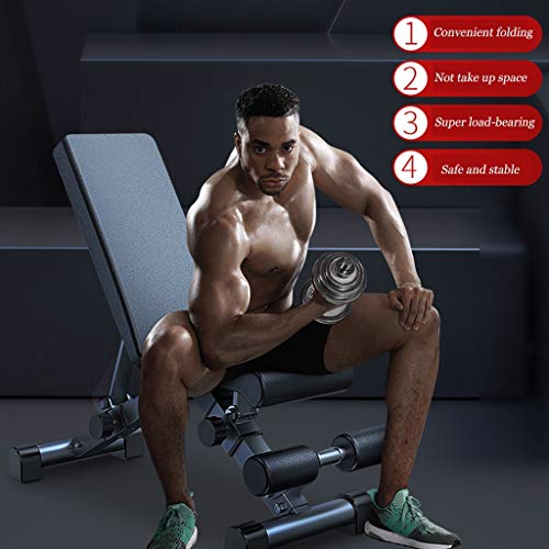 Banco con mancuernas Bancos Ajustables Silla De Fitness Press De Banca Músculos Abdominales De Entrenamiento Físico para Hombres En Casa Dispositivo Auxiliar Multifuncional Banco con mancuernas Bancos Ajustables Silla De Fitness Press De Banca Músculos Abdominales De Entrenamiento Físico para Hombres En Casa Dispositivo Auxiliar Multifuncional