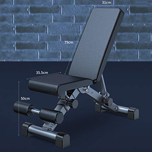 Banco con mancuernas Bancos Ajustables Silla De Fitness Press De Banca Músculos Abdominales De Entrenamiento Físico para Hombres En Casa Dispositivo Auxiliar Multifuncional