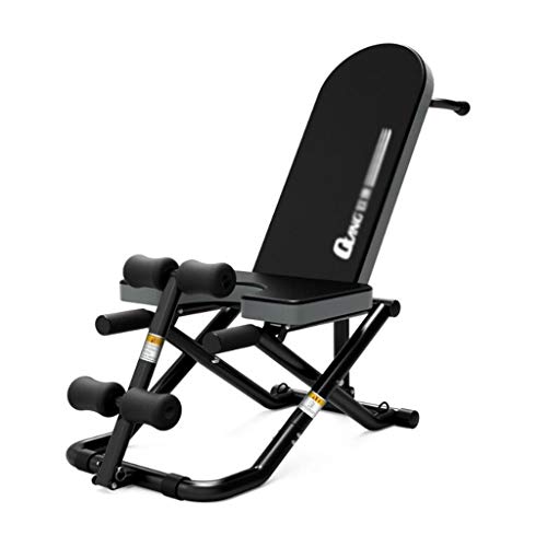 Banco con mancuernas Bancos Ajustables Tablero supino con Mancuernas Banco de musculación casero multifunción Equipo de Gimnasio para Interiores (Color : Black, Size : 150 * 50 * 100cm)