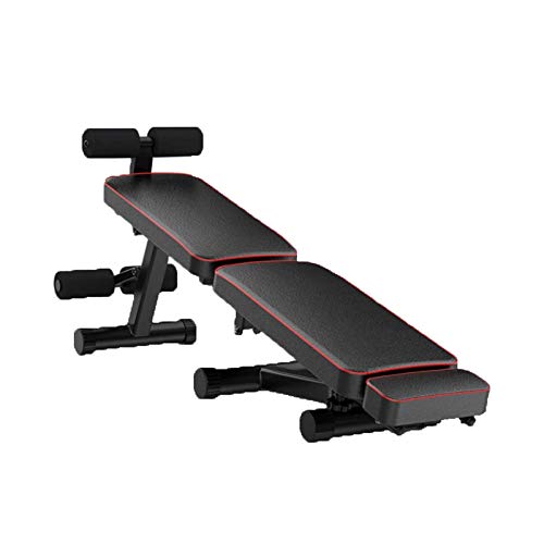 Banco con mancuernas para el hogar, silla plegable para ejercicios, cama multifuncional para levantamiento de pesas, equipo de press de banca, tabla para adultos en decúbito supino, soporte para Banco con mancuernas para el hogar, silla plegable para ejercicios, cama multifuncional para levantamiento de pesas, equipo de press de banca, tabla para adultos en decúbito supino, soporte para