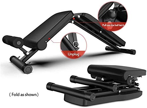 Banco de elevación de Pesas Planas Home Gym Equipment, multifunción Ajustable del Respaldo Entrenamiento de Cuerpo Completo Inicio Junta Abdominal, Presidente de Peso Banco Plegable Banco de elevación de Pesas Planas Home Gym Equipment, multifunción Ajustable del Respaldo Entrenamiento de Cuerpo Completo Inicio Junta Abdominal, Presidente de Peso Banco Plegable