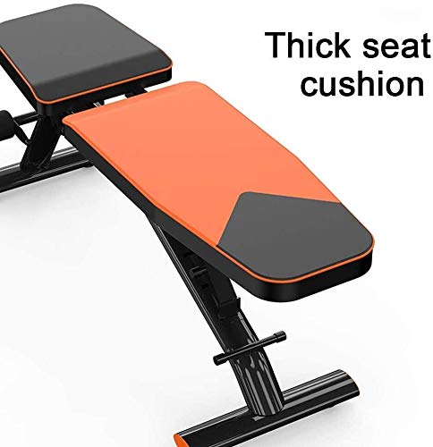 Banco de elevación de Pesas Planas Home Gym Equipment, Pesa Silla Ajustable Banco de Ejercicio Inicio Formación Sit-Up Junta casa con Mancuernas Banco Multiuso Ejercicio Banco del Entrenamiento