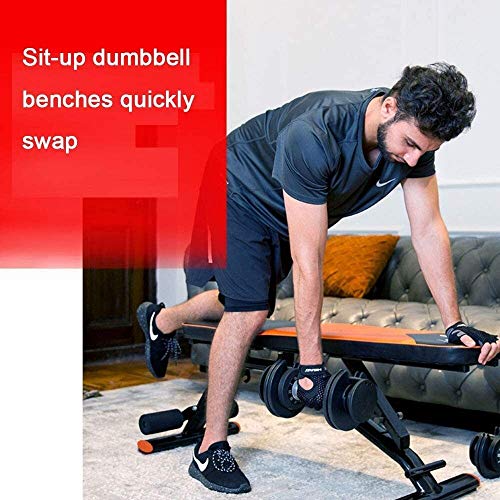 Banco de elevación de Pesas Planas Home Gym Equipment, Pesa Silla Ajustable Banco de Ejercicio Inicio Formación Sit-Up Junta casa con Mancuernas Banco Multiuso Ejercicio Banco del Entrenamiento