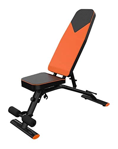 Banco de elevación de Pesas Planas Home Gym Equipment, Pesa Silla Ajustable Banco de Ejercicio Inicio Formación Sit-Up Junta casa con Mancuernas Banco Multiuso Ejercicio Banco del Entrenamiento