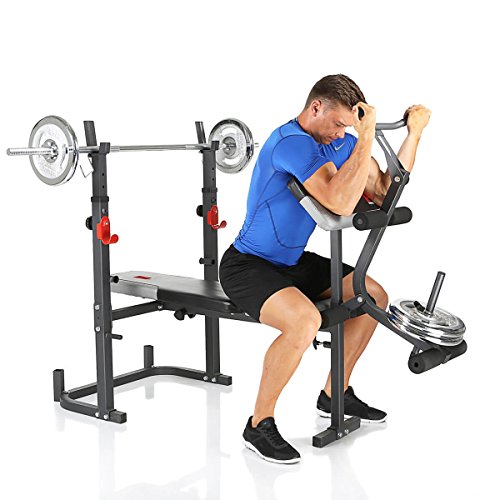 Banco de musculación Hammer Bermuda XT PRO (banco + módulo dorsal 4512) con respaldo regulable.