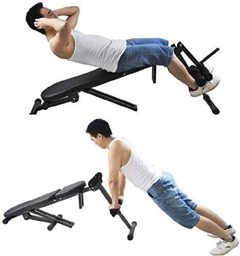 Banco de Pesas Musculacion Completo Mancuerna Banco Banco de peso ajustable con mancuernas horizontal multifunción abdominal Tabla Abdominales Abdominales Inicio muscular Entrenamiento Fitness Equipme