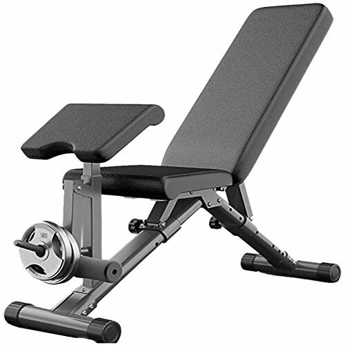 Banco de Pesas Plegable,Multiusos Banco de Ejercicio Portátil,Banco Plegable con Inclinación Ajustable,Ideal para Entrenamiento de Fitness,Carga Máxima 250Kg(Flete Aéreo)