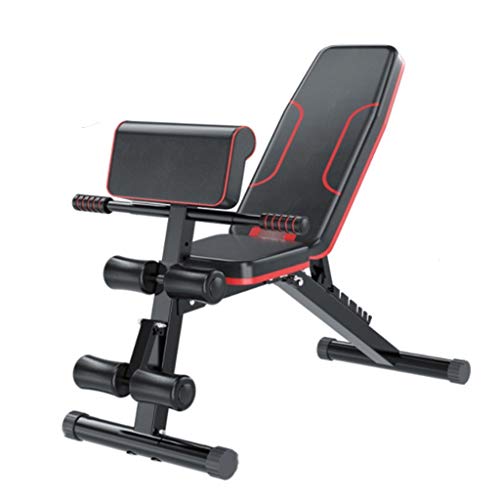 Bancos ajustables Banco con Mancuernas Silla de Ejercicio para pájaros Tablero de Abdominales Multifuncional Equipo de Gimnasio con Press de banca casero Plegable Bancos ajustables Banco con Mancuernas Silla de Ejercicio para pájaros Tablero de Abdominales Multifuncional Equipo de Gimnasio con Press de banca casero Plegable