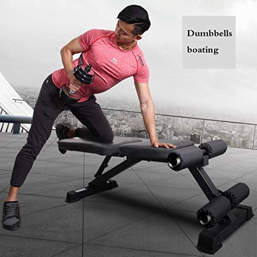 Bancos Ajustables Banco De Pesas Plegable Adelgazante Casero Press De Banca Casero del Equipo De La Aptitud Tabla De Ayuda para Abdominales Silla Fitness Multifuncional para El Hogar Bancos