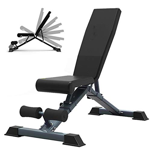 Bancos ajustables Mancuerna Banco Home Fitness Equipment Sit-up Junta Multifuncional For Sillas De Fitness Gimnasio Equipos For Hombres Y Mujeres Fuerte Carga Capacidad De Carga