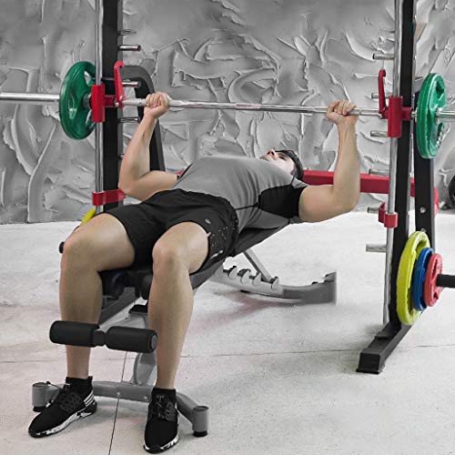 Bancos ajustables Mancuerna heces Sit-up Junta Press de banca Bird heces Abdominales Dispositivo de Entrenamiento Asistida Ejercicio for la Cintura y el Abdomen (Color : Gray, Size : 125 * 47 * 21cm)