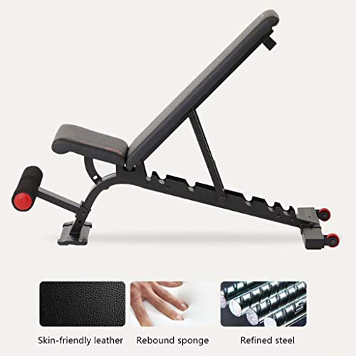 Bancos Banco de Mancuernas Ajustable de 7 velocidades Abdominales para Hombres y Mujeres Press de banca en casa Taburete Fitness Multifuncional Equipo de Entrenamiento Estable y Seguro Bancos Banco de Mancuernas Ajustable de 7 velocidades Abdominales para Hombres y Mujeres Press de banca en casa Taburete Fitness Multifuncional Equipo de Entrenamiento Estable y Seguro