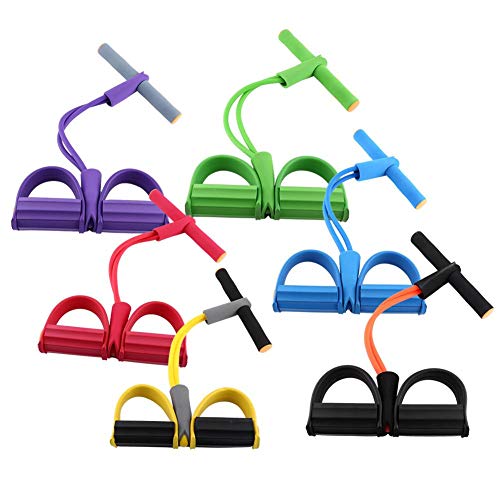 Banda elástica de entrenamiento deportivo para tirar y extender, con espuma y pedales. ideal como equipo de bodybuilding, ejercicio, estiramientos, adelgazamiento Banda elástica de entrenamiento deportivo para tirar y extender, con espuma y pedales. ideal como equipo de bodybuilding, ejercicio, estiramientos, adelgazamiento