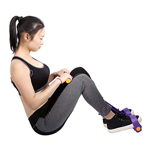 Banda elástica de entrenamiento deportivo para tirar y extender, con espuma y pedales. ideal como equipo de bodybuilding, ejercicio, estiramientos, adelgazamiento Banda elástica de entrenamiento deportivo para tirar y extender, con espuma y pedales. ideal como equipo de bodybuilding, ejercicio, estiramientos, adelgazamiento