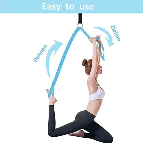 Banda Elástica para Piernas - Estirador de Piernas en la Puerta, Correa Elástica Ajustable para Yoga, Ballet, Taekwondo, Baile o Entrenamiento de Gimnasia Casa o Gimnasio Banda Elástica para Piernas - Estirador de Piernas en la Puerta, Correa Elástica Ajustable para Yoga, Ballet, Taekwondo, Baile o Entrenamiento de Gimnasia Casa o Gimnasio