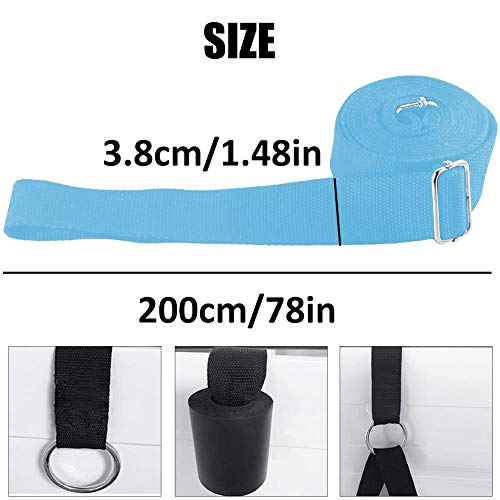 Banda Elástica para Piernas - Estirador de Piernas en la Puerta, Correa Elástica Ajustable para Yoga, Ballet, Taekwondo, Baile o Entrenamiento de Gimnasia Casa o Gimnasio Banda Elástica para Piernas - Estirador de Piernas en la Puerta, Correa Elástica Ajustable para Yoga, Ballet, Taekwondo, Baile o Entrenamiento de Gimnasia Casa o Gimnasio