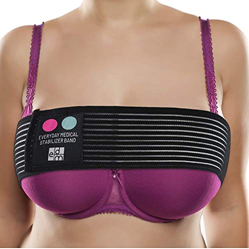 Banda Estabilizadora de Implante Seno por Everyday Medical I Ajustable Banda de Compresión para Mujer I Alternativa Sujetador Deportivo y Apoyo Después de la Cirugía de Seno I Breast Stabilizer Band