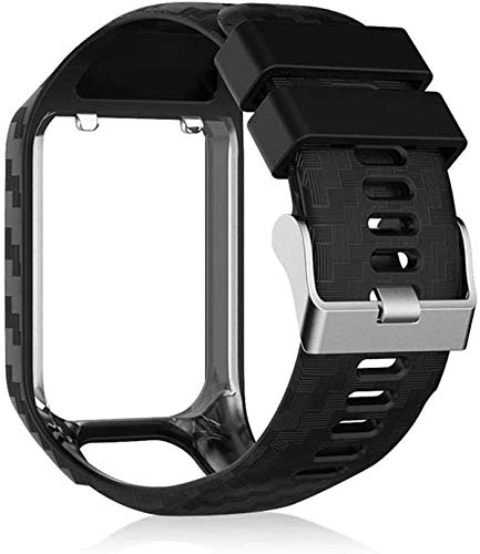 Bandas de Repuesto para Tomtom, Tom Tom Correa de reloj Correas de silicona suave Correas de reloj Pulsera con correa deportiva para Tom Tom Adventurer / Runner 2 / Runner 3 / Spark 3 / Golfista 2