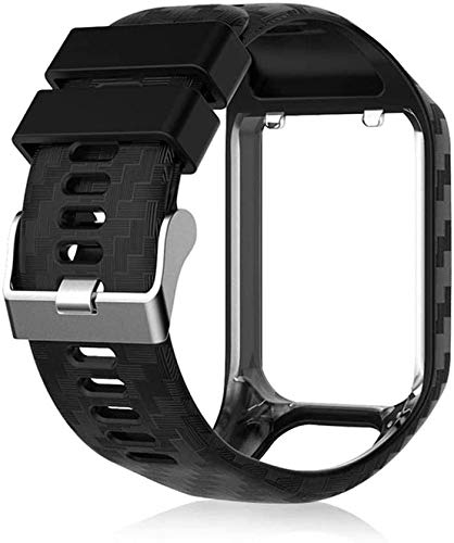 Bandas de Repuesto para Tomtom, Tom Tom Correa de reloj Correas de silicona suave Correas de reloj Pulsera con correa deportiva para Tom Tom Adventurer / Runner 2 / Runner 3 / Spark 3 / Golfista 2