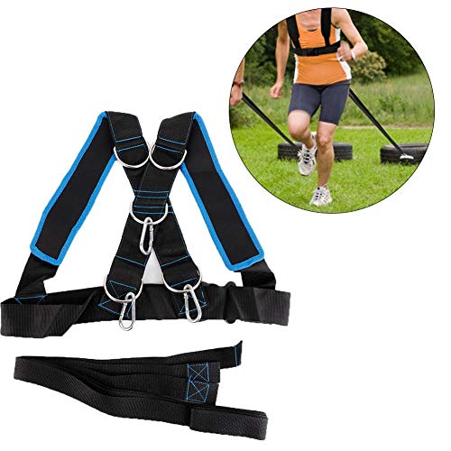 Bandas de resistencia, Kits de arnés de trineo de pesas Arnés de tracción de neumáticos Fitness Entrenamiento de resistencia Entrenamiento para correr Sprint, Velocidad de tracción Entrenamiento de ag Bandas de resistencia, Kits de arnés de trineo de pesas Arnés de tracción de neumáticos Fitness Entrenamiento de resistencia Entrenamiento para correr Sprint, Velocidad de tracción Entrenamiento de ag