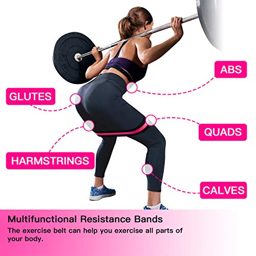 Bandas de resistencia para entrenamiento de cadera - gruesas, anchas, botas de tela para entrenamiento y levantamiento de la obsesiĂłn - Activar glĂșteos y muslos Bandas de resistencia para entrenamiento de cadera - gruesas, anchas, botas de tela para entrenamiento y levantamiento de la obsesiĂłn - Activar glĂșteos y muslos