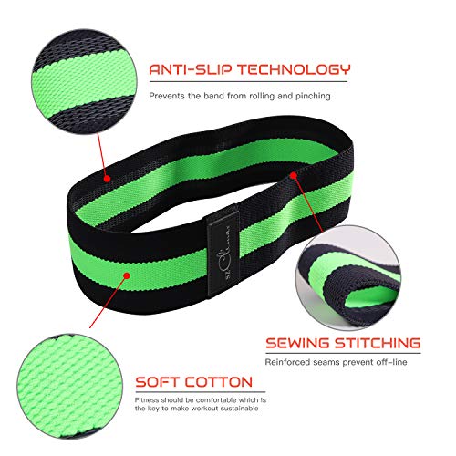 Bandas de resistencia para entrenamiento de cadera - gruesas, anchas, botas de tela para entrenamiento y levantamiento de la obsesiĂłn - Activar glĂșteos y muslos Bandas de resistencia para entrenamiento de cadera - gruesas, anchas, botas de tela para entrenamiento y levantamiento de la obsesiĂłn - Activar glĂșteos y muslos