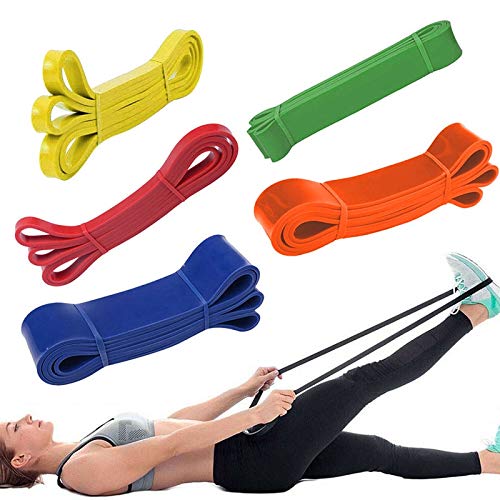 Bandas de Resistencia para Trabajo Pesado Loop Power Gym Fitness Ejercicio Yoga Workout Pilates Workout   Estiramiento Bandas de Entrenamiento de Resistencia   65-175lbs