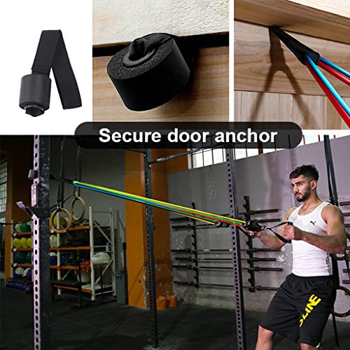 Bandas de Resistencia, Versión Mejorada 11 Piezas Bandas Elásticas Fitness con Ancla de Puerta, Manijas y Correas de Tobillo para Piernas para Entrenamiento de Resistencia, Entrenamiento en el Hogar Bandas de Resistencia, Versión Mejorada 11 Piezas Bandas Elásticas Fitness con Ancla de Puerta, Manijas y Correas de Tobillo para Piernas para Entrenamiento de Resistencia, Entrenamiento en el Hogar