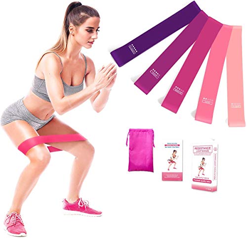 Bandas de Resistencia,Parkourer Set de 5 Bandas, Duradera, Resistente, Versátil para Mejorar la Movilidad Agilidad y la Fuerza para Yoga, Crossfit, Entrenamiento de Fuerza, Pilates, Fisioterapia Bandas de Resistencia,Parkourer Set de 5 Bandas, Duradera, Resistente, Versátil para Mejorar la Movilidad Agilidad y la Fuerza para Yoga, Crossfit, Entrenamiento de Fuerza, Pilates, Fisioterapia