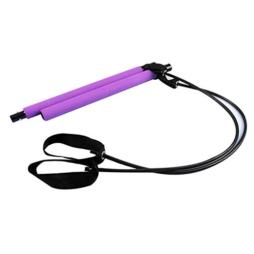 Bandas Ejercicio Fuerza Multi Gym Brazo Equipo De La Aptitud Estiramiento Equipo De Entrenamiento Entrenamiento Muscular Tire De La Cuerda Pilates (Color : Purple)