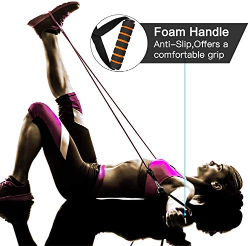 Bandas Elásticas De Resistencia Ejercicio,13 PC Bandas Elasticas Musculacion con 5 Tubos de Látex 100%,4 Mangos de Espumas,Anclaje para Puerta, Correas de Tobillo para Mujeres y Hombres,Gym/Hogar Bandas Elásticas De Resistencia Ejercicio,13 PC Bandas Elasticas Musculacion con 5 Tubos de Látex 100%,4 Mangos de Espumas,Anclaje para Puerta, Correas de Tobillo para Mujeres y Hombres,Gym/Hogar