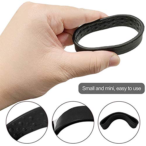 Bandas para el pelo, Silicona Plegable Lazos De Cabello Rápido Bloqueo De Cabello Para Las Mujeres Ponytail Titular Herramienta Multifunción Accesorios Para el Cabello (color Café)