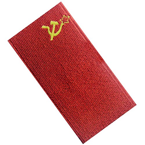 Bandera de la Unión Soviética Comunista Parche Bordado de Aplicación con Plancha