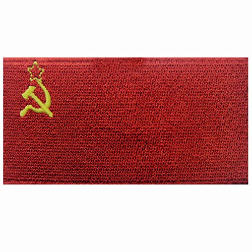 Bandera de la Unión Soviética Comunista Parche Bordado de Aplicación con Plancha