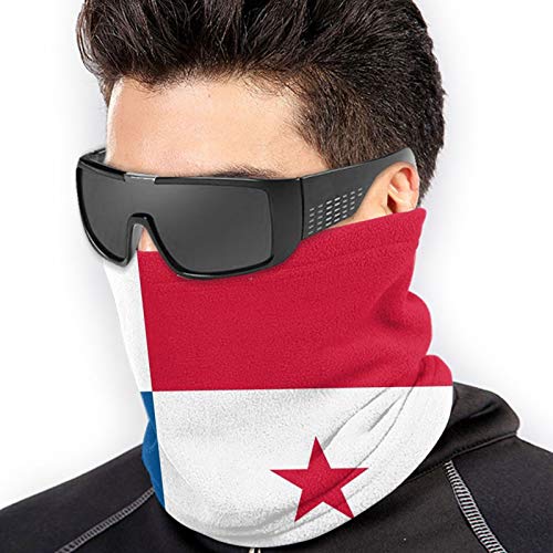 Bandera de los países de Panamá Unisex Invierno Cuello Calentador Polainas Diadema Tubo para clima frío Cubierta facial Bufanda térmica para el cuello Protección UV al aire libre Cubierta para fiestas