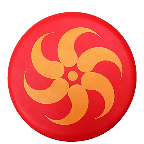 BangShou Frisbee Suave Niños del Disco Volador Frisbee con Patrón de Dibujos Animados para Niños Deportes (Llama Roja) BangShou Frisbee Suave Niños del Disco Volador Frisbee con Patrón de Dibujos Animados para Niños Deportes (Llama Roja)