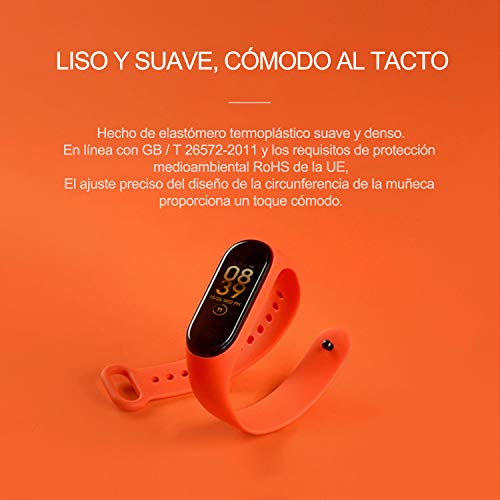 BANGTING 15 PCS Correa Compatible con Pulseras Xiaomi Mi Band 3/4, Correas para Fundas Mi Fit Band 4 My Band 3 Inteligente Funda Miband3 Pulsera Reloj Silicona Banda Reemplazo