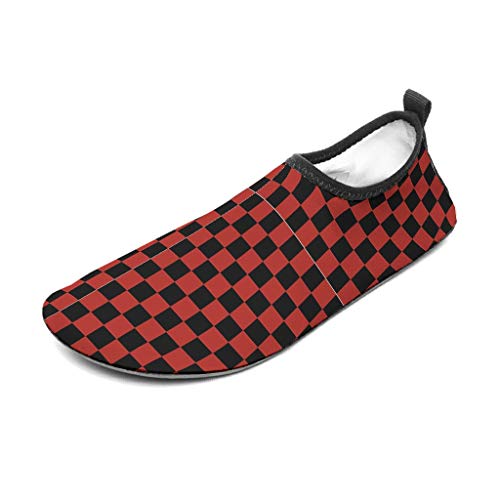 Bannihorse - Zapatos de goma para mujer, color negro y verde, talla 46/47 Bannihorse - Zapatos de goma para mujer, color negro y verde, talla 46/47