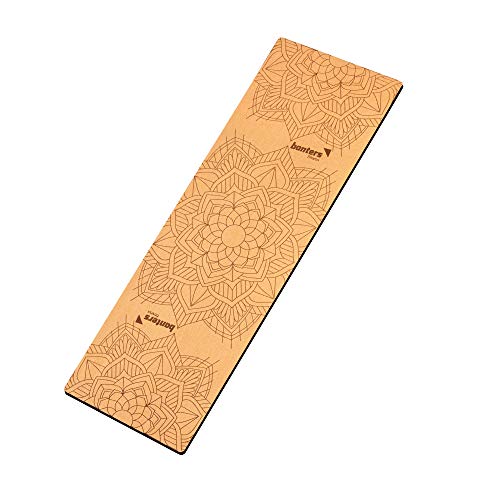 banters Esterilla de Yoga Antideslizante Corcho + Caucho Natural - 100% Ecológica de Yoga Profesional banters Esterilla de Yoga Antideslizante Corcho + Caucho Natural - 100% Ecológica de Yoga Profesional