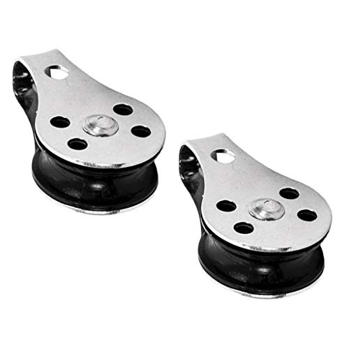 Baoblaze M5 Poleas de Acero Inoxidable de Grado Marino para Kayak, Canoa, Barco de Pesca - M5 x 2 Baoblaze M5 Poleas de Acero Inoxidable de Grado Marino para Kayak, Canoa, Barco de Pesca - M5 x 2
