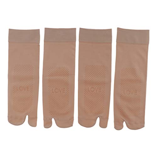Baoblaze Sandalias Japonesas Tipo Kimono Con Chanclas Y Punta Dividida Tabi Ninja Sock 2 Par/Paquete - Piel, unico Baoblaze Sandalias Japonesas Tipo Kimono Con Chanclas Y Punta Dividida Tabi Ninja Sock 2 Par/Paquete - Piel, unico
