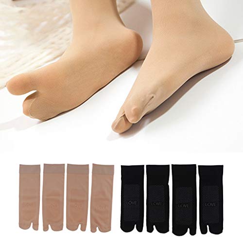 Baoblaze Sandalias Japonesas Tipo Kimono Con Chanclas Y Punta Dividida Tabi Ninja Sock 2 Par/Paquete - Piel, unico Baoblaze Sandalias Japonesas Tipo Kimono Con Chanclas Y Punta Dividida Tabi Ninja Sock 2 Par/Paquete - Piel, unico