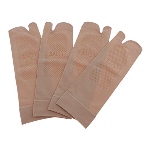 Baoblaze Sandalias Japonesas Tipo Kimono Con Chanclas Y Punta Dividida Tabi Ninja Sock 2 Par/Paquete - Piel, unico Baoblaze Sandalias Japonesas Tipo Kimono Con Chanclas Y Punta Dividida Tabi Ninja Sock 2 Par/Paquete - Piel, unico